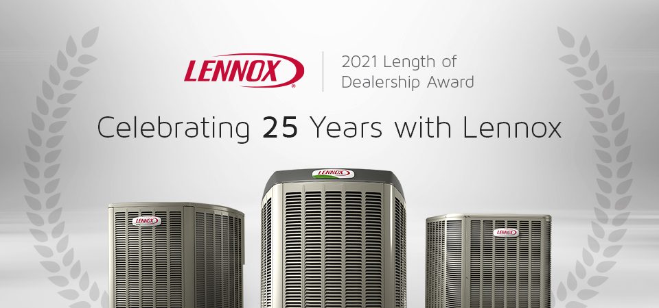 LOD Award 25 Lennox Premier Dealer Logo